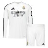 Real Madrid Thuistenue 2024-25 Lange Mouw  - Kids